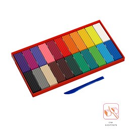 Пластилин Гамма Мультики 22 цвета 440 г со стеком фото Пластилин Гамма Мультики 22 цвета 440 г со стеком