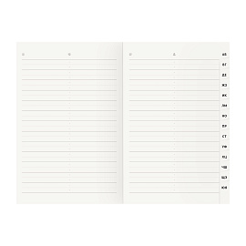 Телефонная книга А5, 80л., кожзам, OfficeSpace "Nebraska" коричневый с вырубкой фото Телефонная книга А5, 80л., кожзам, OfficeSpace "Nebraska" коричневый с вырубкой