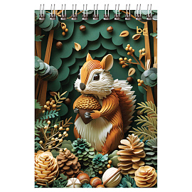 Блокнот А6 40л. на гребне BG "Paper art