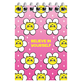 Блокнот А7 40л. на гребне BG "МИКС для девочек фото Блокнот А7 40л. на гребне BG "МИКС для девочек