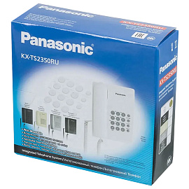 Телефон проводной Panasonic KX-TS2350 белый