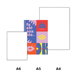Ежедневник недатированный А5, 136л., 7БЦ, BG "Модный", матовая ламинация