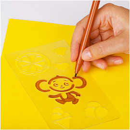 Набор трафаретов Мульти-Пульти "Чебурашка