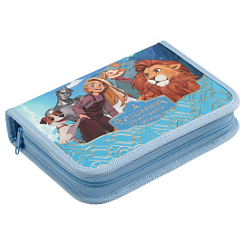 Пенал 1 отделение, 210*130 Мульти-Пульти "Волшебник Изумрудного Города", две откидные секции, ткань