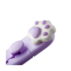 Нож канцелярский 9мм MESHU "Paw", блистер, европодвес, ассорти