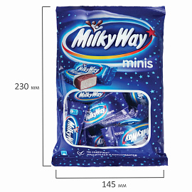 Шоколадные батончики Milky Way мини 176 г