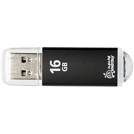Флеш-память USB 2.0 16 Гб SmartBuy V-Cut (SB16GBVC-K)