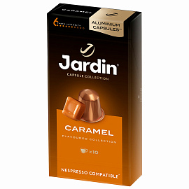 Кофе в капсулах JARDIN "Caramel" для кофемашин Nespresso, 10 порций
