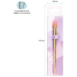 Ручка шариковая автоматическая MESHU "Shine crystal" синяя, 1,0мм