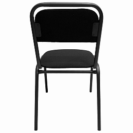 Стул для посетителей РС42, черный каркас, ткань черная фото Стул для посетителей РС42, черный каркас, ткань черная