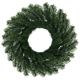 Венок новогодний, диаметр 42 см "Волшебство", литой ПЭТ, ЗОЛОТАЯ СКАЗКА, 592516