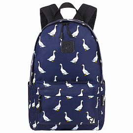 Рюкзак BRAUBERG POSITIVE универсальный, карман-антивор, "Ducks", 42х28х14 см, 271681