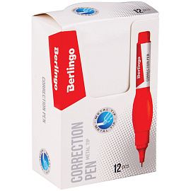Корректирующий карандаш Berlingo, 08мл, металлический наконечник