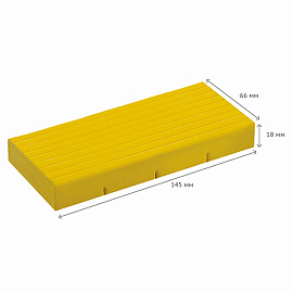 Пластилин классический ГАММА "Классический", желтый, 250 г, 274070