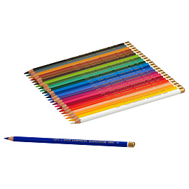 Карандаши цветные художественные классические Koh-i-Noor Polycolor 24 карандаша 24 цвета шестигранные (3824024002PL)