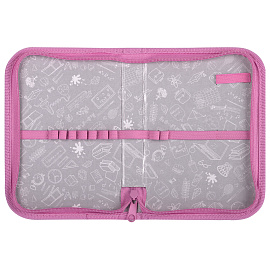 Пенал ПИФАГОР, 1 отделение, полиэстер, 19х13 см, "Leapfrog", 273472