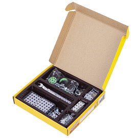 Конструктор металлический ЮНЛАНДИЯ "Для уроков труда №1", развивающий, 206 элементов, 104679 фото Конструктор металлический ЮНЛАНДИЯ "Для уроков труда №1", развивающий, 206 элементов, 104679