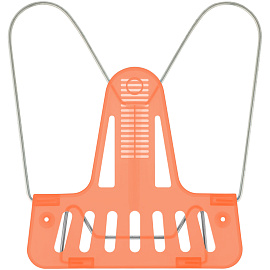 Подставка для книг СТАММ "Премиум", неоновая оранжевая