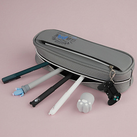 Пенал мягкий 225*80*50 MESHU "Game", полиэстер