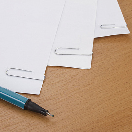 Скрепки ОФИСМАГ, 33 мм, никелированные, 100 шт., в картонной коробке, 225153 фото Скрепки ОФИСМАГ, 33 мм, никелированные, 100 шт., в картонной коробке, 225153