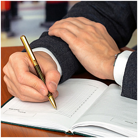 Ручка шариковая Delucci "Artista" синяя, 1,0мм, поворот., подарочная упаковка фото Ручка шариковая Delucci "Artista" синяя, 1,0мм, поворот., подарочная упаковка