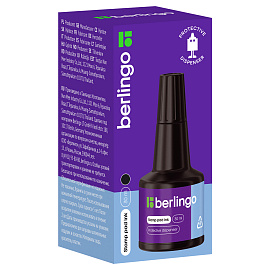 Штемпельная краска Berlingo, 30мл, черная фото Штемпельная краска Berlingo, 30мл, черная