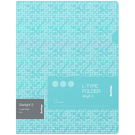 Папка-уголок Berlingo "Starlight S", А4, 200мкм, зеленая, с рисунком