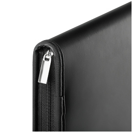 Папка деловая OfficeSpace Leo из искуственной кожи черного цвета (ПаКЗ_574)