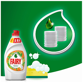 Средство для мытья посуды 900 мл, FAIRY (Фейри) "Апельсин и лимонник", 700415