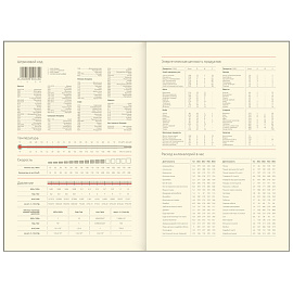 Ежедневник недатированный, А5, 136л., кожзам, Greenwich Line "Vision. Animal print. Leopard", тон. блок, цветной срез