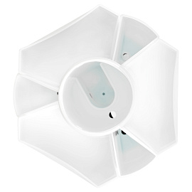 Настольная подставка СТАММ "Maxi Desk", пластиковая, вращающаяся, белая фото Настольная подставка СТАММ "Maxi Desk", пластиковая, вращающаяся, белая