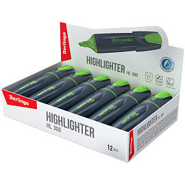 Текстовыделитель Berlingo "Textline HL300" зеленый, 1-5мм фото Текстовыделитель Berlingo "Textline HL300" зеленый, 1-5мм