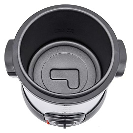 Фритюрница KITFORT KT-2009, 1000 Вт, объем 1 л, регулировка 130-190 °С, 1 корзинка, черная/серебристая, КТ-2009