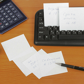 Блок для записей STAFF непроклеенный, куб 9х9х9 см, белый, белизна 90-92%, 126366 фото Блок для записей STAFF непроклеенный, куб 9х9х9 см, белый, белизна 90-92%, 126366