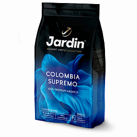 Кофе в зёрнах Jardin Colombia Supremo арабика 100% 1 кг (пакет)