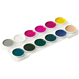 Акварель Мульти-Пульти "Чебурашка", медовая, 24 цветов, без кисти, пластик, европодвес фото Акварель Мульти-Пульти "Чебурашка", медовая, 24 цветов, без кисти, пластик, европодвес