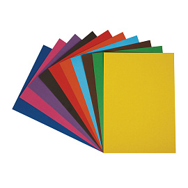 Картон цветной А4, Мульти-Пульти, 10л., 10цв., немелованный, в папке, "Приключения Енота