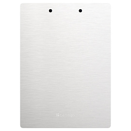 Планшет с зажимом Berlingo "Steel&Style" А4, пластик (полифом), белый фото Планшет с зажимом Berlingo "Steel&Style" А4, пластик (полифом), белый