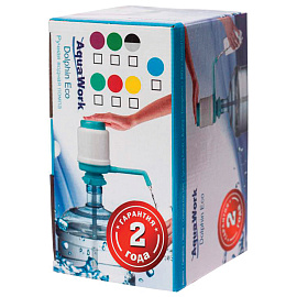 Помпа механическая Aqua Work Дельфин ЕСО бирюзовая