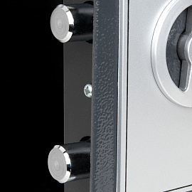 Сейф мебельный DASWERK SC-250EL (250х350х250 мм), электронный замок, графит, 291343