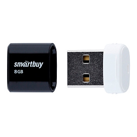 Память Smart Buy "Lara" 8GB, USB 2.0 Flash Drive, черный