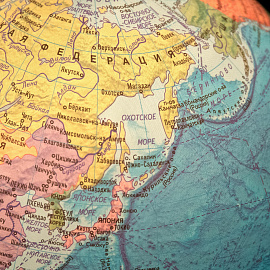 Глобус политический GLOBEN "Классик", 21 см, с подсветкой, К012100010