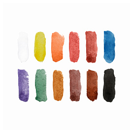 Краски акварельные Мульти-Пульти Чебурашка медовые 12 цветов фото Краски акварельные Мульти-Пульти Чебурашка медовые 12 цветов