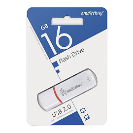 Флешка USB 2.0 16 ГБ SmartBuy Crown (SB16GBCRW-W)