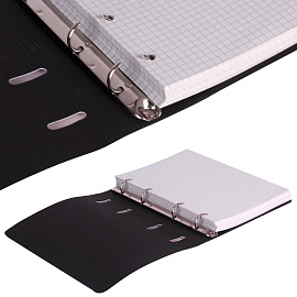 Сменный блок для тетради на кольцах, А5, 120 л., BRAUBERG, "Белый", 403260 фото Сменный блок для тетради на кольцах, А5, 120 л., BRAUBERG, "Белый", 403260