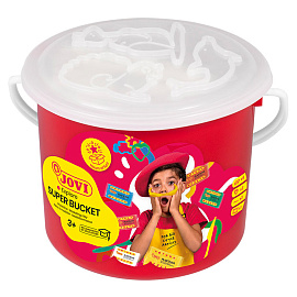 Пластилин на растительной основе Jovi 6 цветов 300 г с формочками