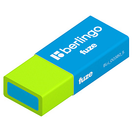 Ластик Berlingo "Fuze", 5шт., прямоугольные, 50*20*11мм, пластиковая коробка