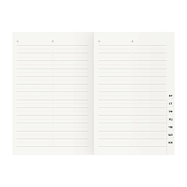 Телефонная книга А5, 80л., кожзам, OfficeSpace "Nebraska" коричневый с вырубкой фото Телефонная книга А5, 80л., кожзам, OfficeSpace "Nebraska" коричневый с вырубкой