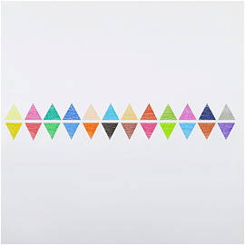 Карандаши цветные Гамма, 24цв., шестигранные, заточен., картон. упаковка, европодвес