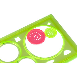 Линейка-спирограф СТАММ, европодвес